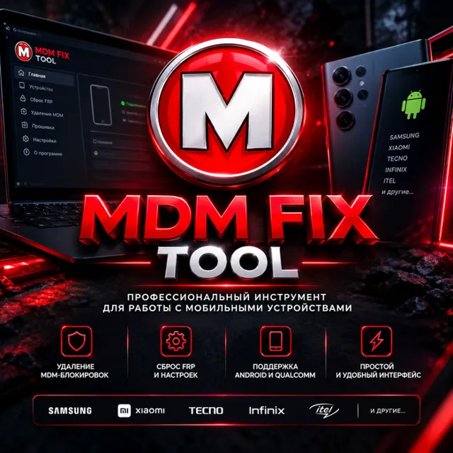 Аренда аккаунта MDM Fix Tool - аренда 6-12-24ч