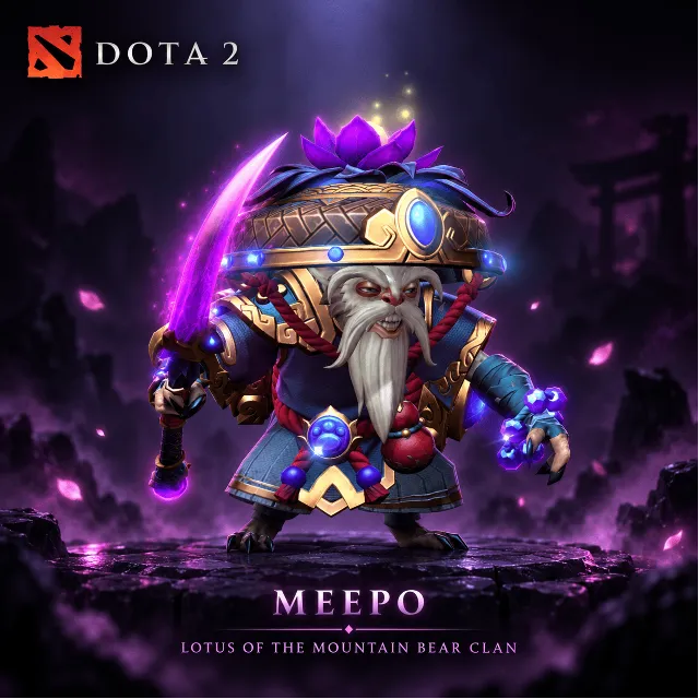 Meepo — Lotus of the Mountain Bear Clan | Dota 2 | Подарком