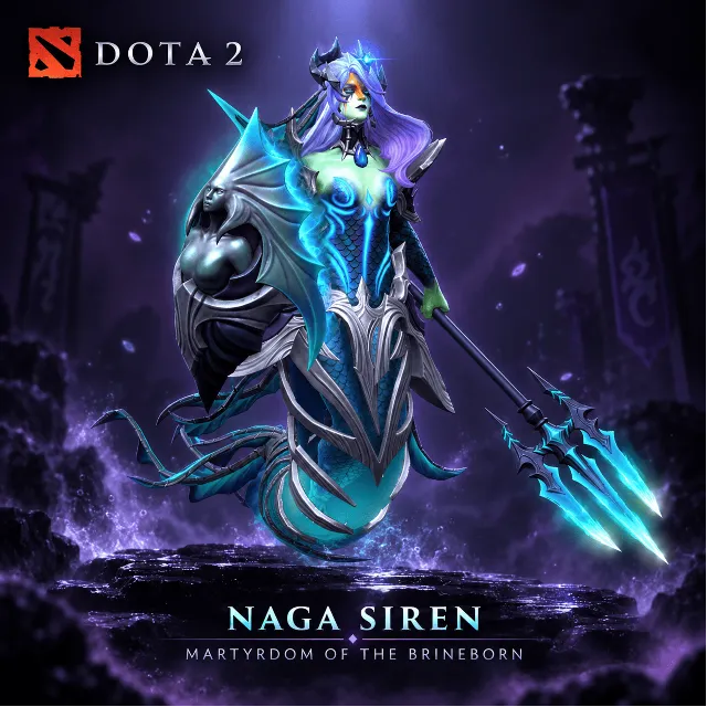 Naga Siren — Martyrdom of the Brineborn | Dota 2 | Подарком