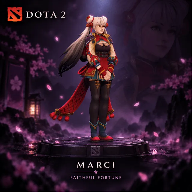 Marci — Faithful Fortune | Dota 2 | Подарком