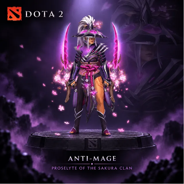 Anti-Mage — Proselyte of the Sakura Clan | Dota 2 | Подарком