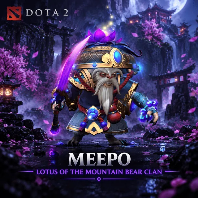 Meepo — Lotus of the Mountain Bear Clan | Dota 2 | Подарком