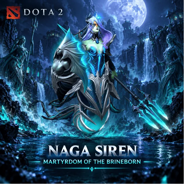 Naga Siren — Martyrdom of the Brineborn | Dota 2 | Подарком
