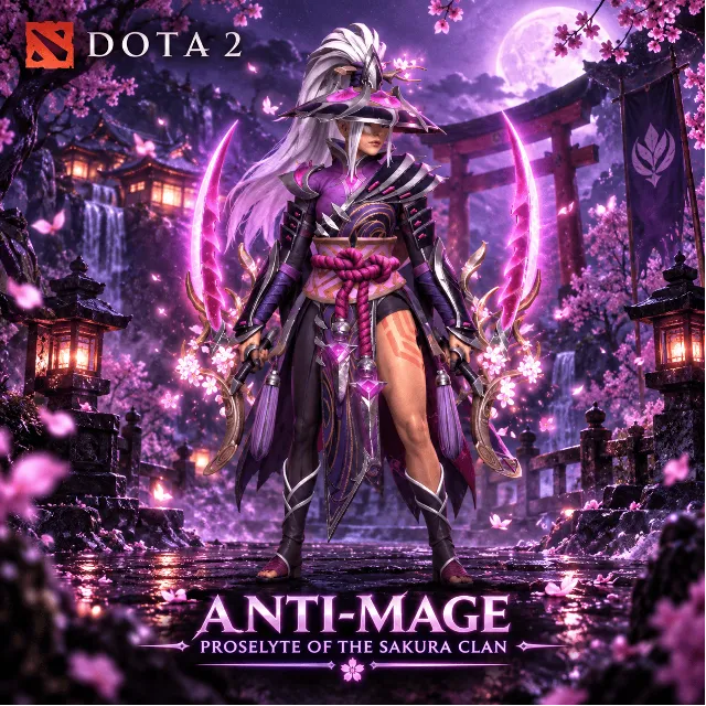 Anti-Mage — Proselyte of the Sakura Clan | Dota 2 | Подарком