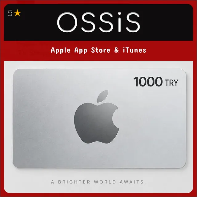 Apple App Store &amp; iTunes Подарочная карта 1000 TRY