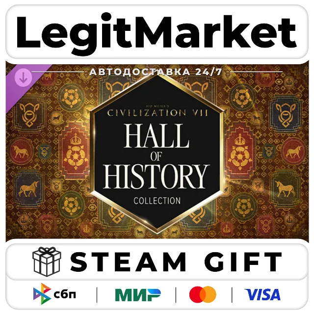 DLC Sid Meier's Civilization VII: Hall of History Collection / Steam АВТО / РУ + МИР