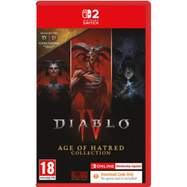 Nintendo switch 2 Diablo IV: издание Age of Hatred ИГРА и 2 DLC