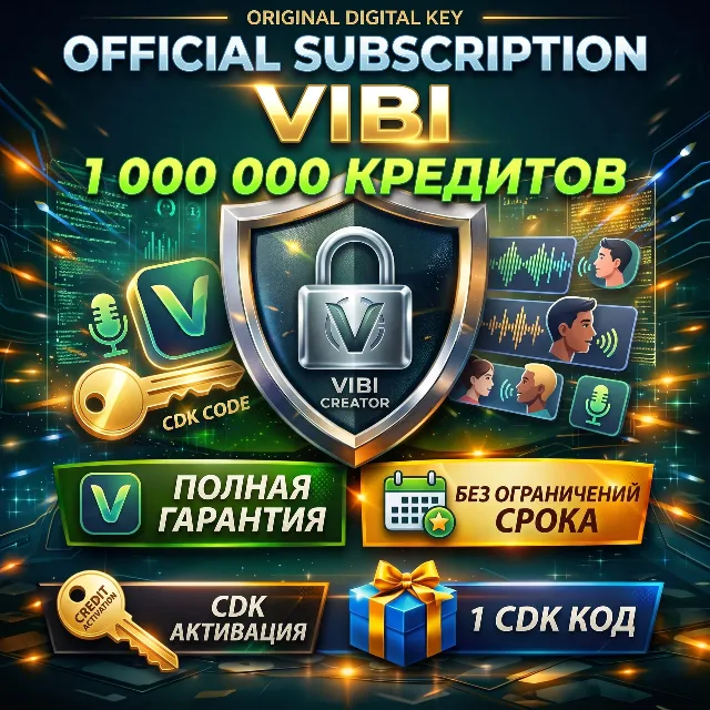 1M Кредитов для Моделей ElevenLabs и MiniMax с Активацией на Vibi