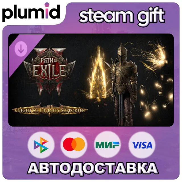DLC Path of Exile 2 - Knight of Divinity Supporter Pack Steam Gift / Россия + МИР / А