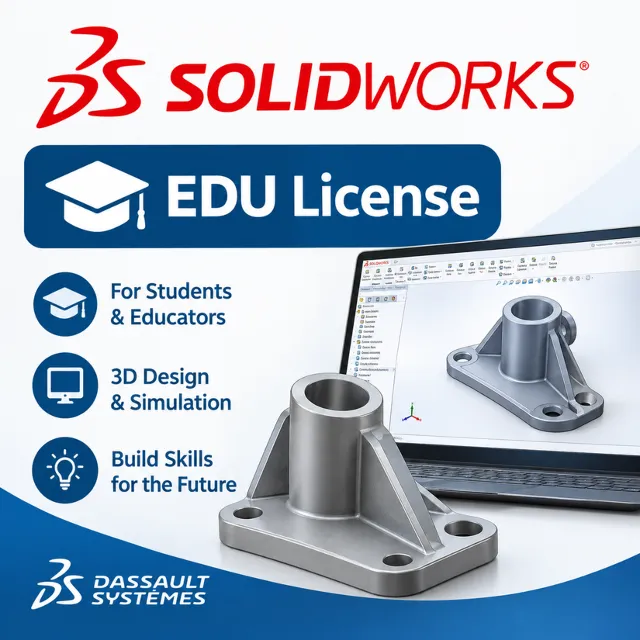 Лицензия SOLIDWORKS для образовательных учреждений на 1 год — полноценная настольная
