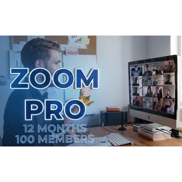 Zoom Pro account for 12 months, ready to use
