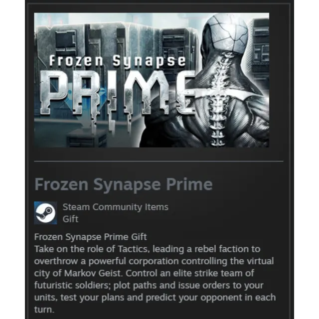 😍Frozen Synapse Prime | Steam Gift RU/CIS+Region Free*WW🌏