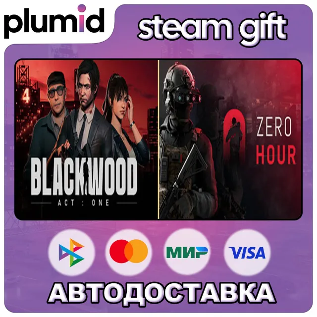BLACKWOOD and Zero Hour Steam Gift / Россия + МИР / АВТО