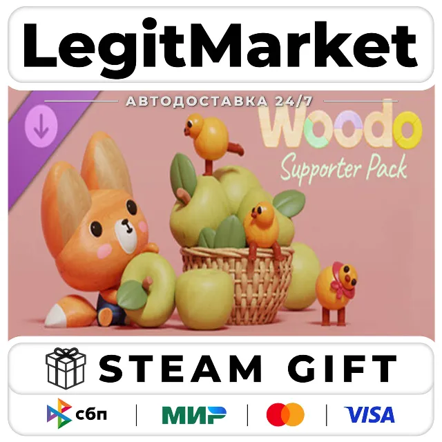 DLC Woodo - Supporter Pack / Steam АВТО / РУ + МИР