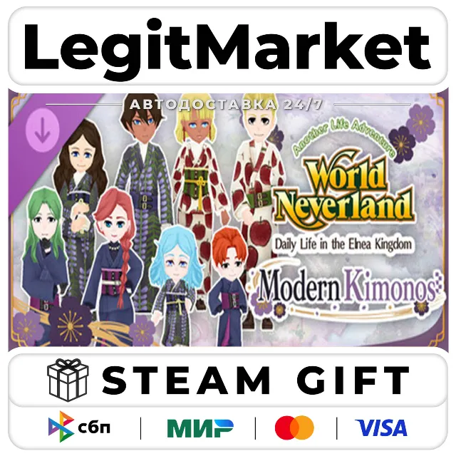 DLC Modern Kimonos - WorldNeverland - Daily Life in the Elnea / Steam АВТО / РУ + МИР