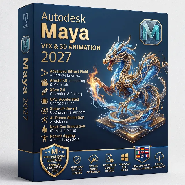 Autodesk Maya | Подписка на 6 месяцев | Официальная лицензия (Windows и Mac)