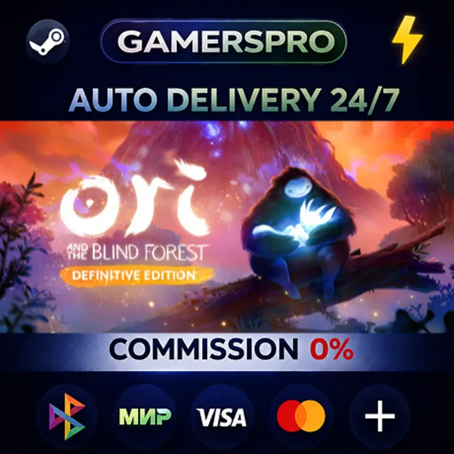 Ori and the Blind Forest: Definitive Edition・ВЫБОР РЕГИОНА・STEAM GIFT АВТО・
