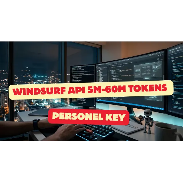 Windsurf API 5M-60M TOKENS | Персональный ключ