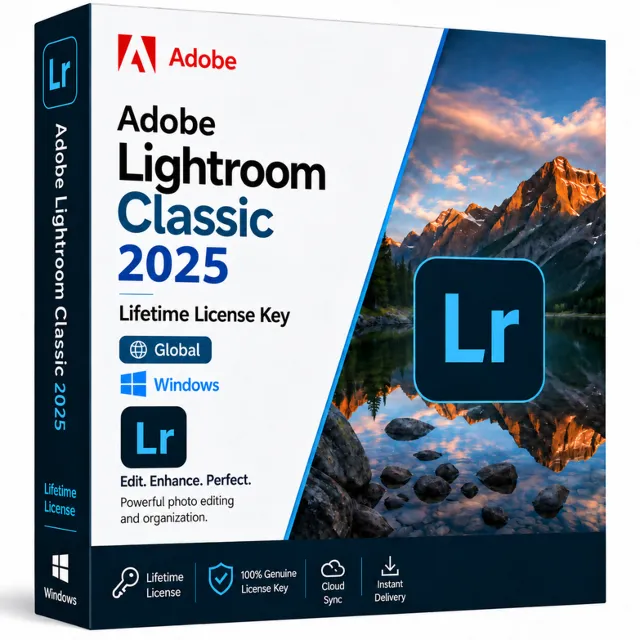 Adobe Lightroom Classic 2025 | Глобальная лицензия | Windows | Мгновенная доставка