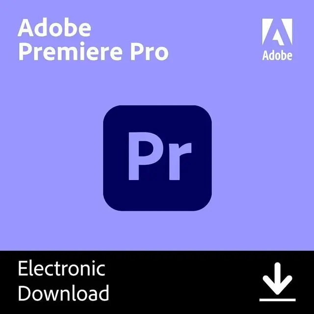 Adobe Premiere | Профессиональный монтаж видео | 4K и ИИ-инструменты | 1 Год | ПК и M