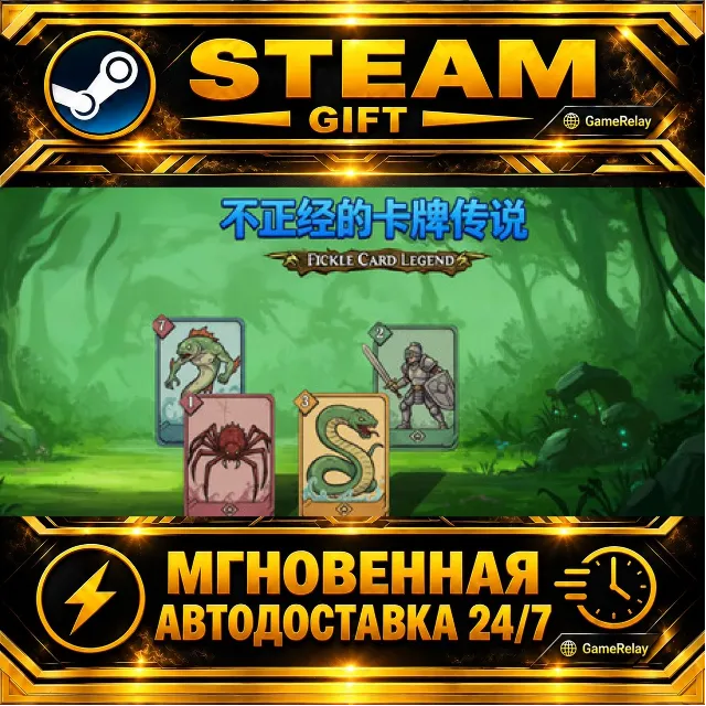 Fickle Card Legend · STEAM GIFT · АВТОДОСТАВКА