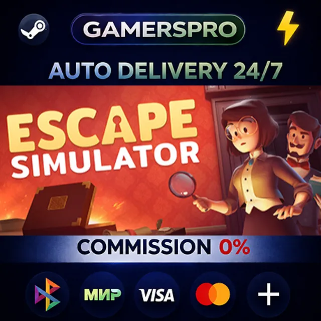 Escape Simulator・ВЫБОР РЕГИОНА・STEAM GIFT АВТО・