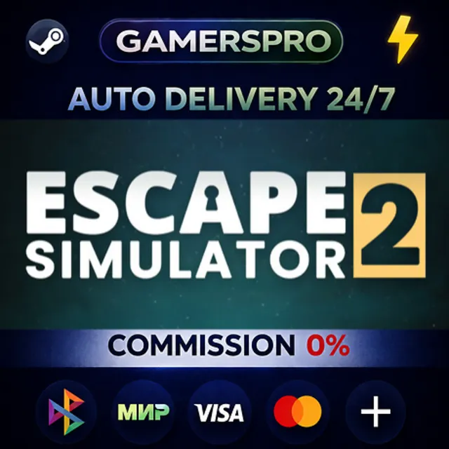 Escape Simulator 2・ВЫБОР РЕГИОНА・STEAM GIFT АВТО・