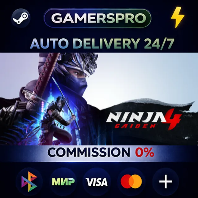 NINJA GAIDEN 4・ВЫБОР РЕГИОНА・STEAM GIFT АВТО・