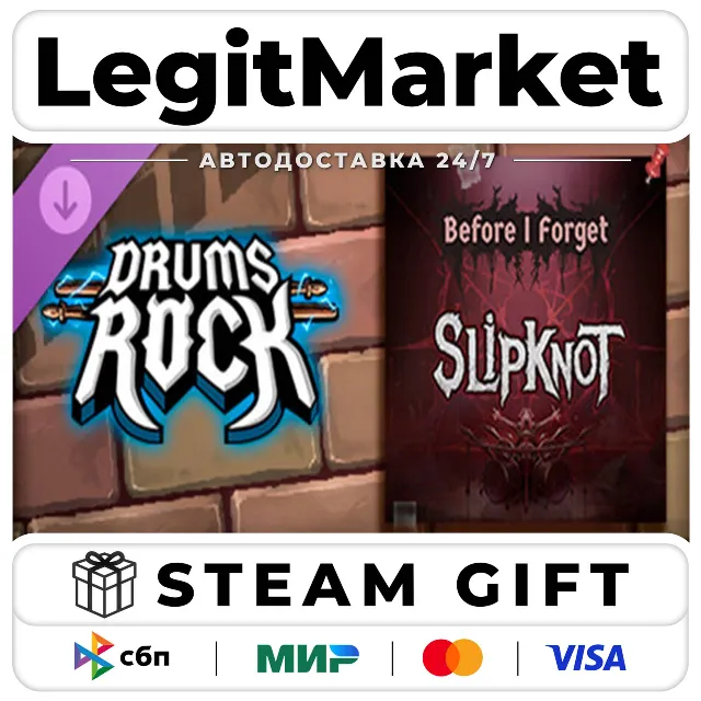 DLC Drums Rock: Slipknot - 'Before I Forget' / Steam АВТО / РУ + МИР