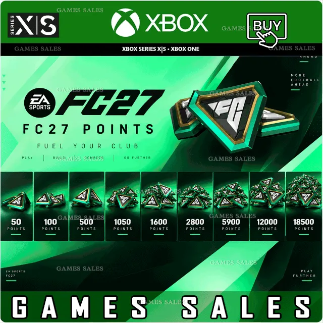 ✅❤️EA SPORTS FC™ 27 - FC POINTS 50-18500❤️XBOX❤️АВТО БЕЗ ВХОДА✅