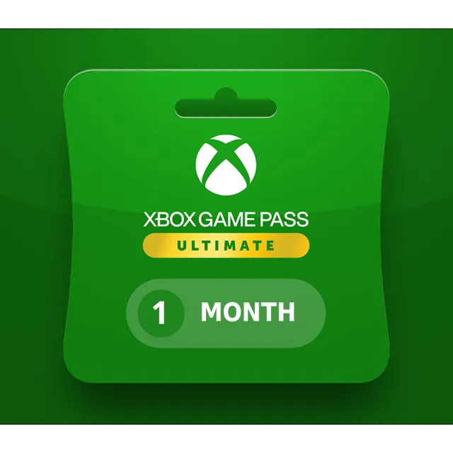 Xbox Game Pass Ultimate - 1 Month Subscription Card EU (NON-STACKABLE)