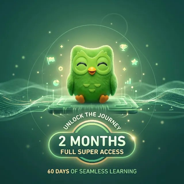 Duolingo Super 2 Месяца | Ссылка-Приглашение | АВТО 24/7
