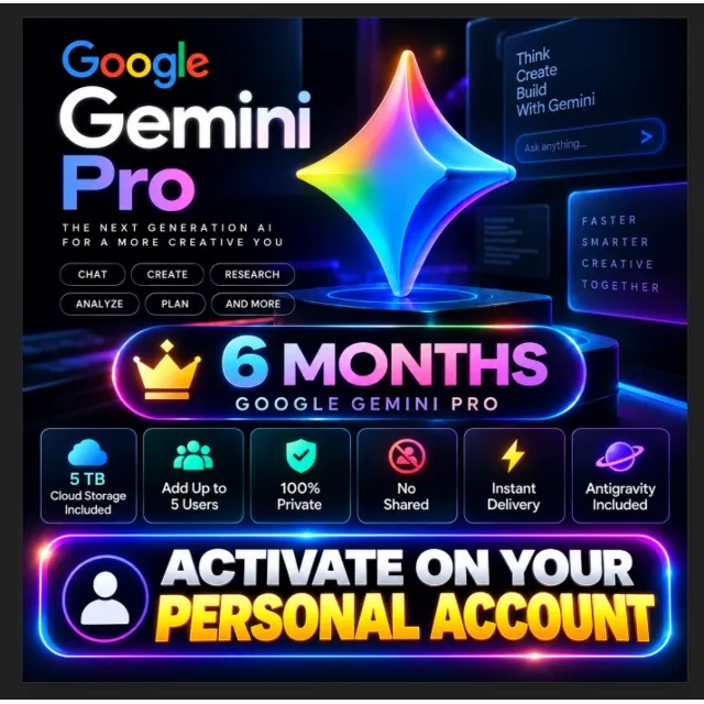 Активируйте в своем аккаунте Antigravity + Google Gemini Pro — 6 месяцев