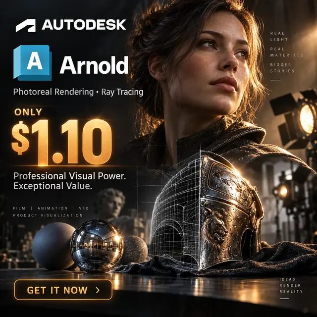 Autodesk Arnold | Версии 2027/2026/2025/2024 (при наличии) | 6 месяцев