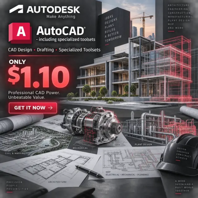AutoCAD — включая специализированные инструментарии | 2027/2026/2025/2024