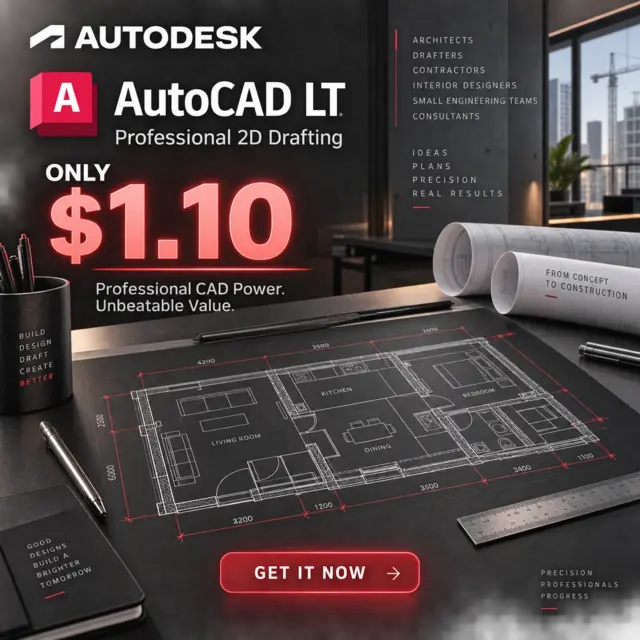 Autodesk AutoCAD LT | 2024–2027 | 6 Месяцев | На Ваш Email
