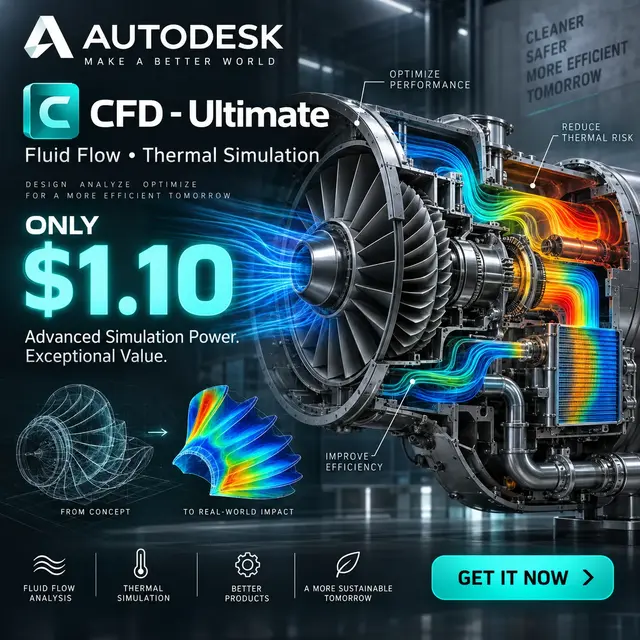 🎓 Autodesk CFD - Ultimate | 2024–2027 | 6 Месяцев | На Ваш Email