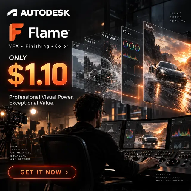 Autodesk Flame | 2024–2027 | 6 Месяцев | На Ваш Email