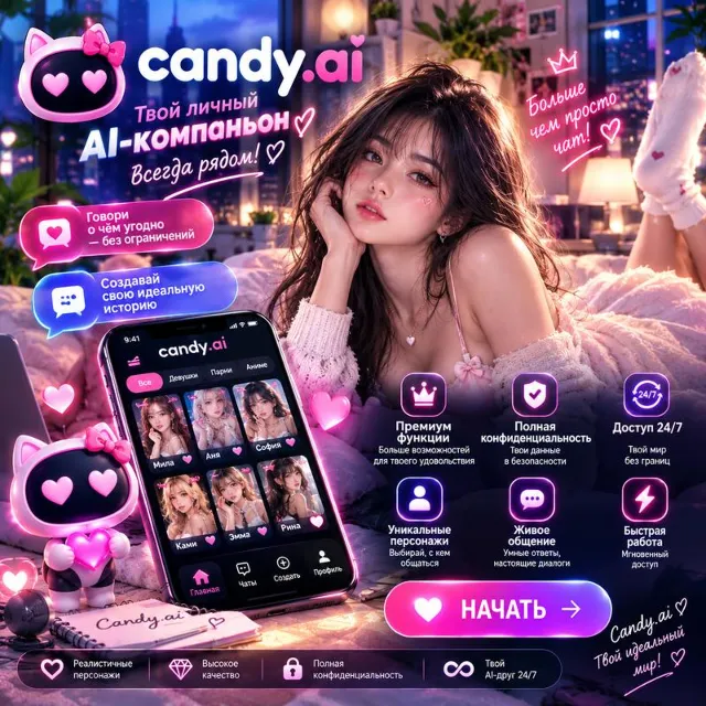 Candy.ai Premium | Личный аккаунт + Пополнение монет | 1 Месяц | Быстрая обработка |