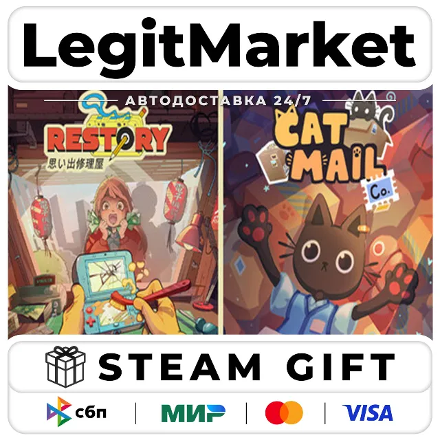 ReStory x Cat Mail Co. / Steam АВТО / РУ + МИР