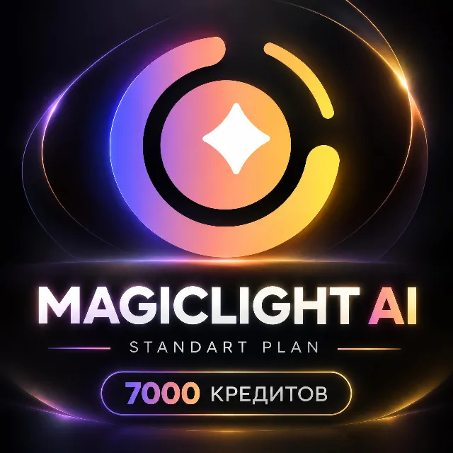 [24/7] MAGICLIGHT AI | STANDARD | 1 МЕСЯЦ | 7 000 КРЕДИТОВ | ИИ ДЛЯ СЕРИАЛОВ