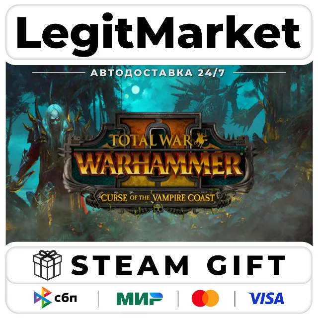 DLC Total War: WARHAMMER II - Curse of the Vampire Coast / Steam АВТО / РУ + МИР