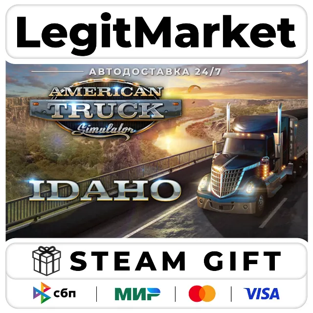 DLC American Truck Simulator - Idaho / Steam АВТО / РУ + МИР