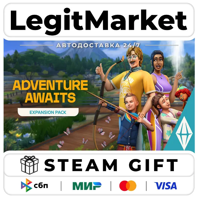 DLC The Sims 4 Adventure Awaits Expansion Pack / Steam АВТО / РУ + МИР