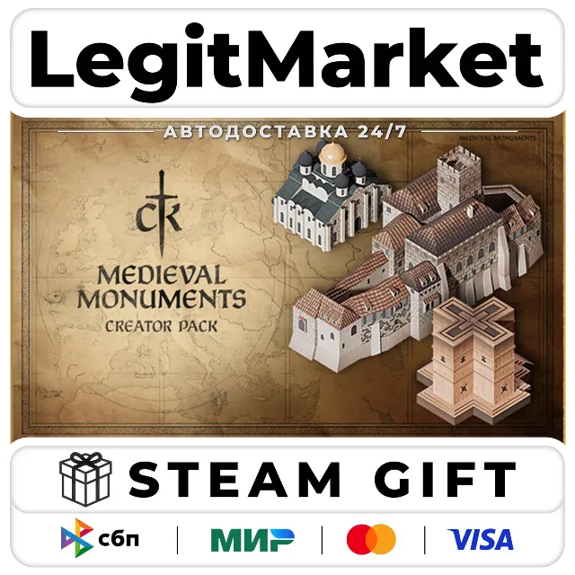 DLC Crusader Kings III Creator Pack: Medieval Monuments / Steam АВТО / РУ + МИР