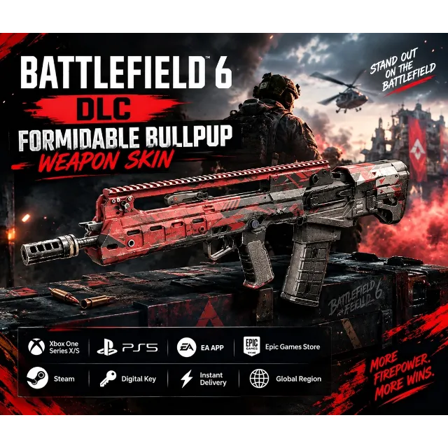 Battlefield 6  FORMIDABLE BULLPUP Weapon Skin DLC (Global)