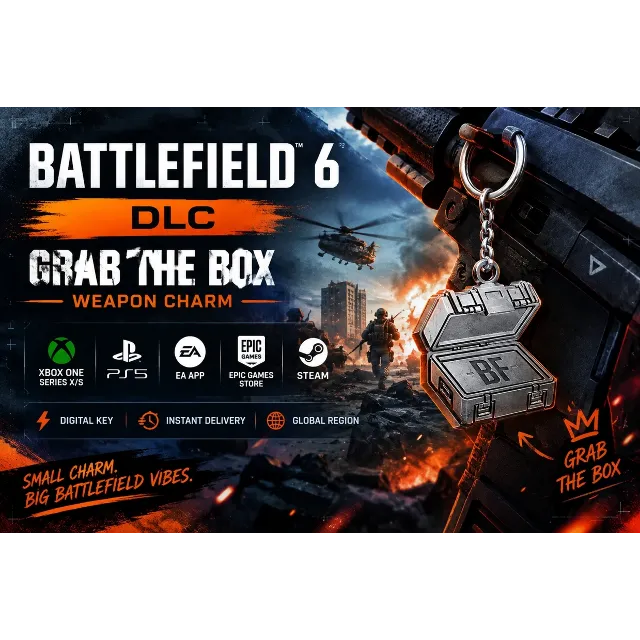 Battlefield 6: GRAB THE BOX Weapon Charm DLC (Global)