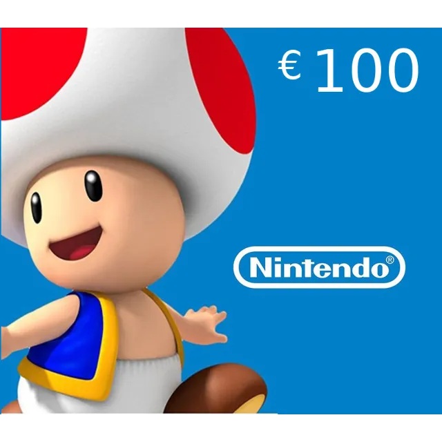 Nintendo eShop Prepaid Card €100 EU Key