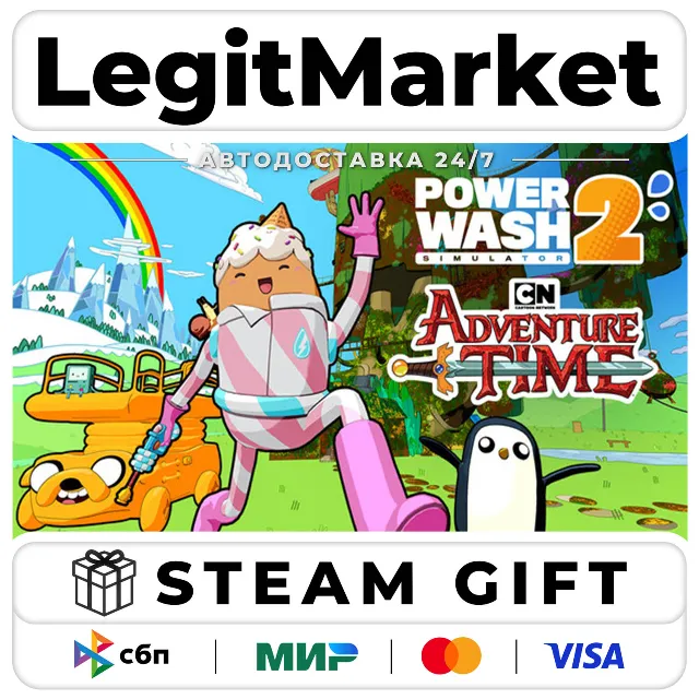 DLC PowerWash Simulator 2 - Adventure Time Pack / Steam АВТО / МИР