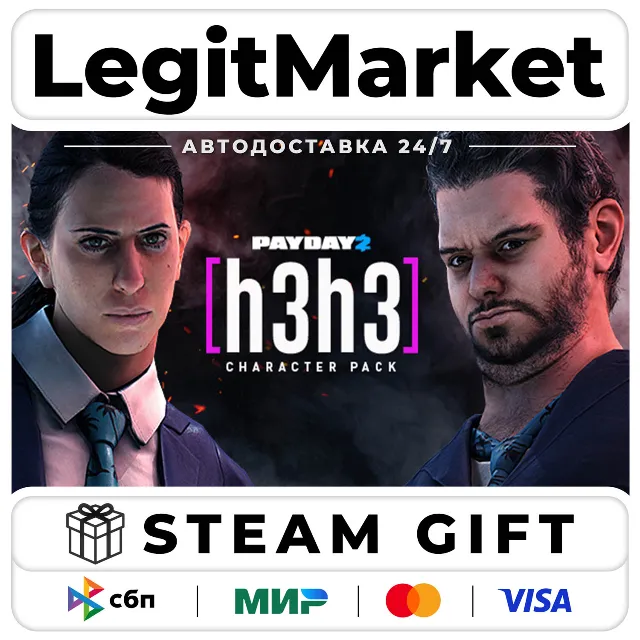 DLC PAYDAY 2: h3h3 Character Pack / Steam АВТО / РУ + МИР